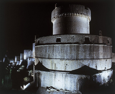 Dubrovnik Fortress by night