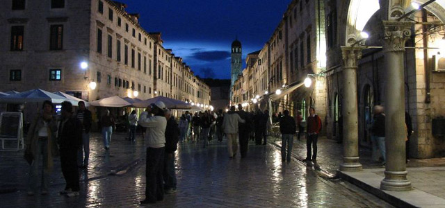 Main avenue Stradun in Dubrovnik