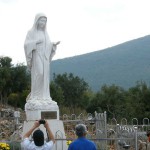 Statue of Virgin Mary at Podbrdo, Medugorje, place of apparition